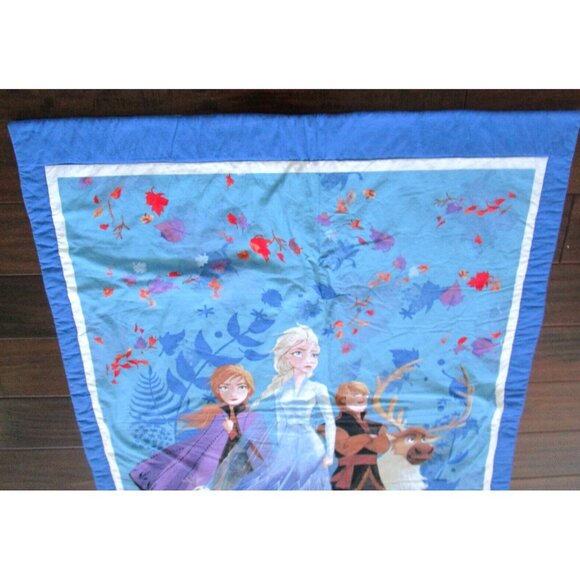 Disney Frozen 2 Forest Spirit Blanket Comforter Reversible -Elsa, Anna, Kristoff - Picture 5 of 14
